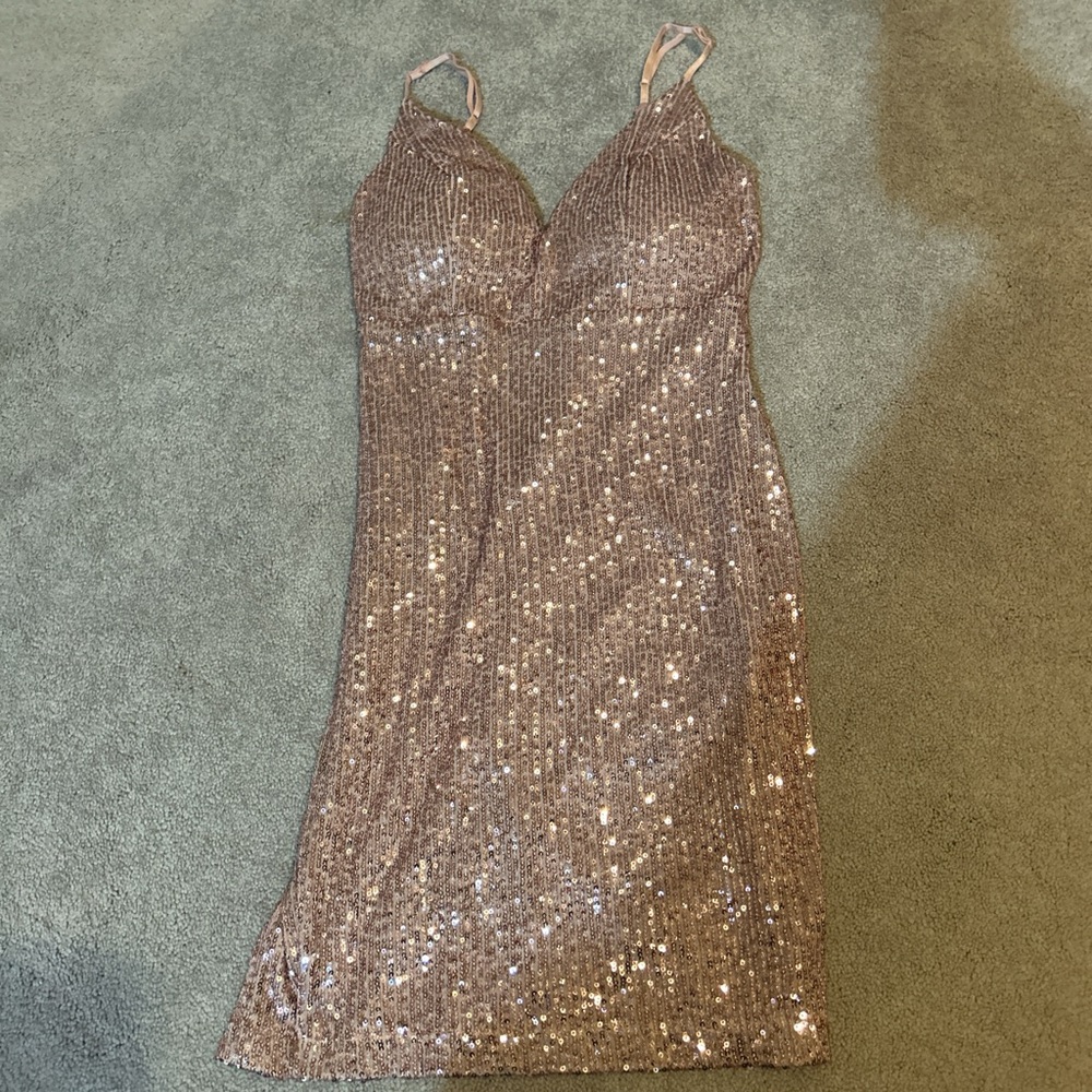 Sequin Sleeveless Dress